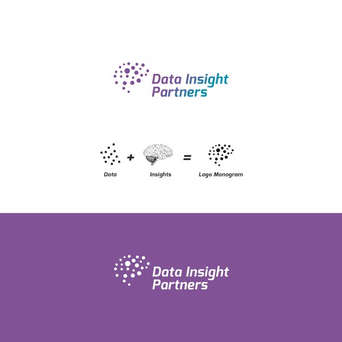 Contemplative logo concept for Data Insight