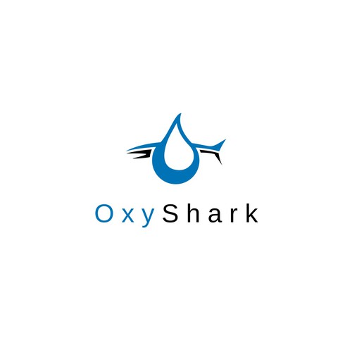 Create a logo for a wastewater treatment plant named OxyShark