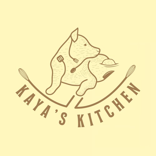 Logo Design for Kaya's Kitchen Brand