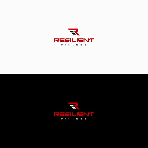 cool logo design for resilient fitness