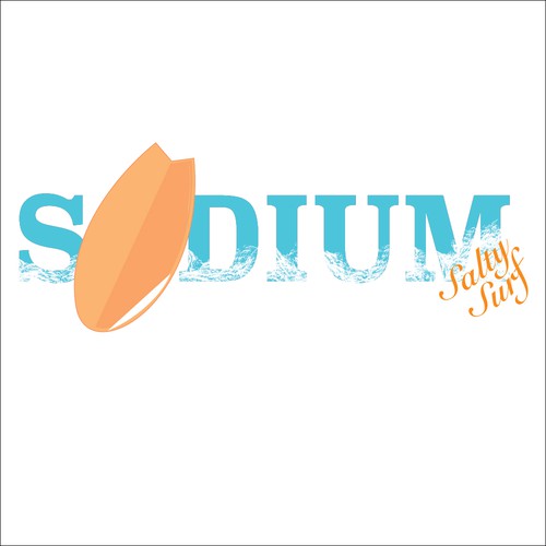Logo design concept for surf company