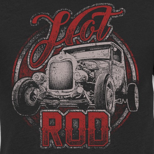 Awesome Vintage Hot Rod T-shirt