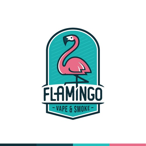 Fun logo design for vape store