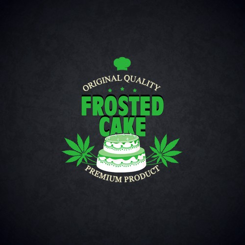 Marijuana  Frosted Cake