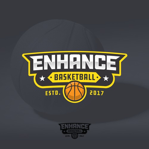 Bold logo for Enhance Basketball