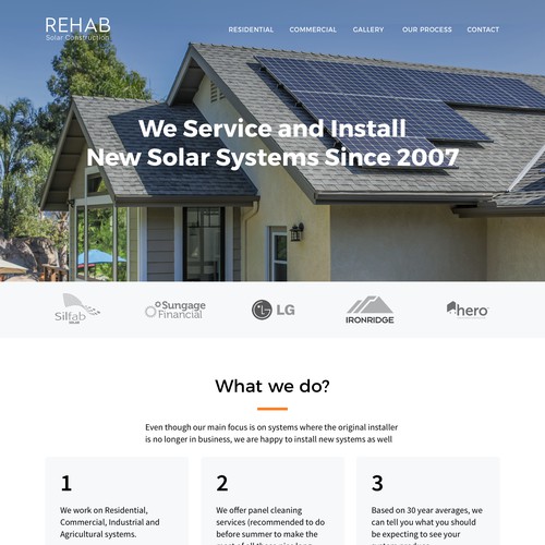 Solar Company Website