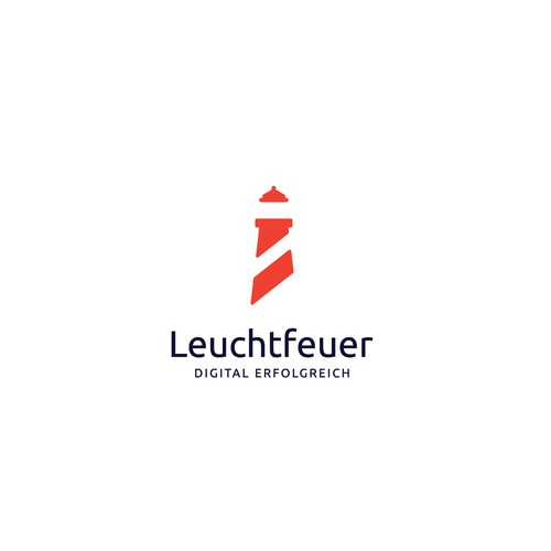 "Lighthouse" logo for online marketing company