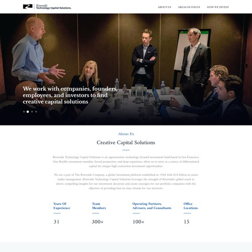 Global investment firm seeking website redesign and ongoing PowerPoint design work