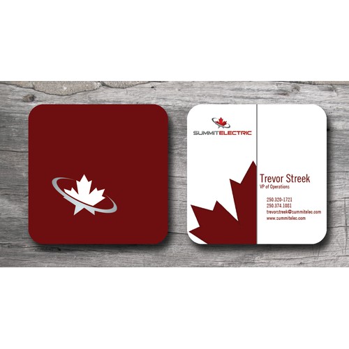 Exciting Business Card Design for Summit Electric!