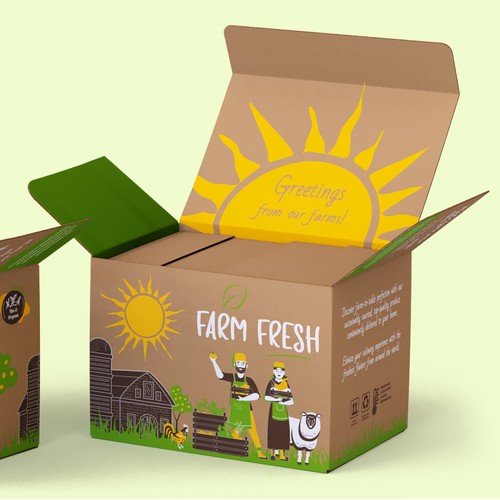 Design of a Delivery Box for fresh produce