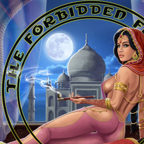 Forbidden Flower Indian Digital Painting