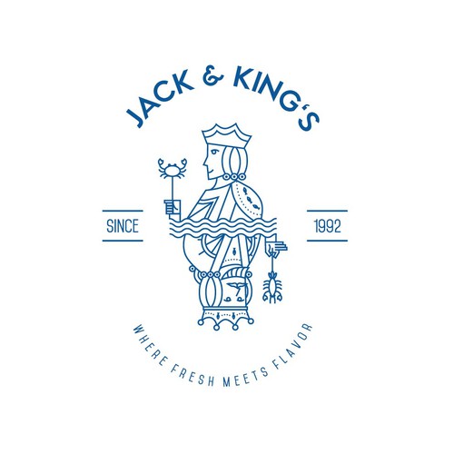 Logo Concept for Jack & King's Seafood