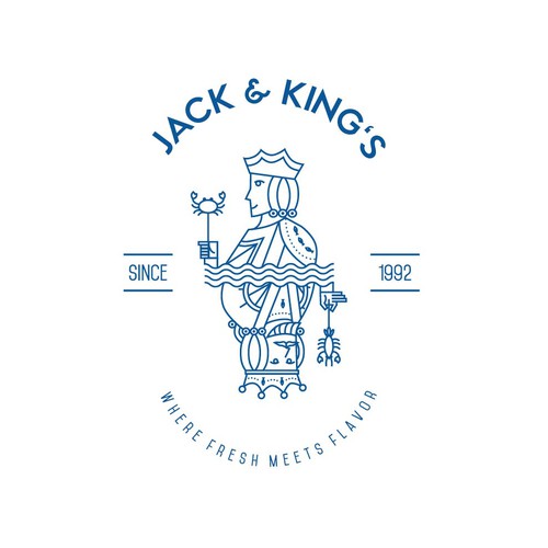 Logo Concept for Jack & King's Seafood