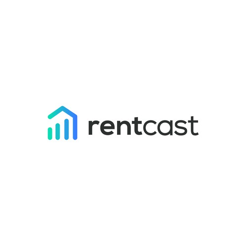 Modern logo design for real estate software start-up