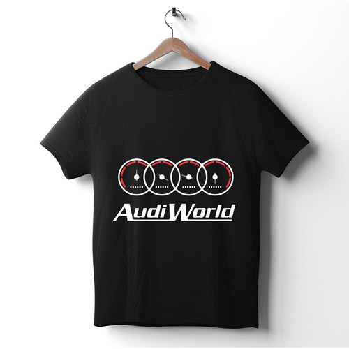 Exclusive Audi World tshirt design