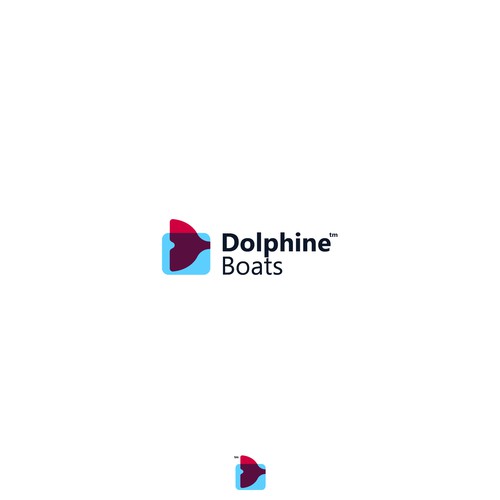Dolphine Boats Logo Proposal 01