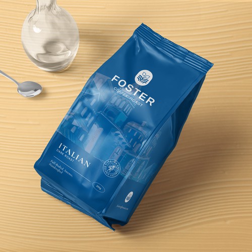 Packaging Design for Foster Coffee Roast