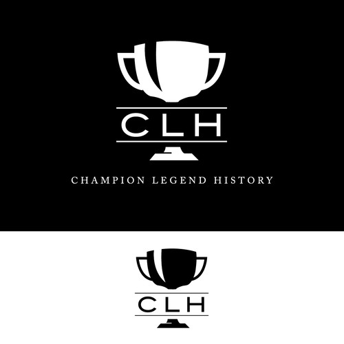 Create a fashion logo for the clothing brand; CLH  (Champion, Legend, History)