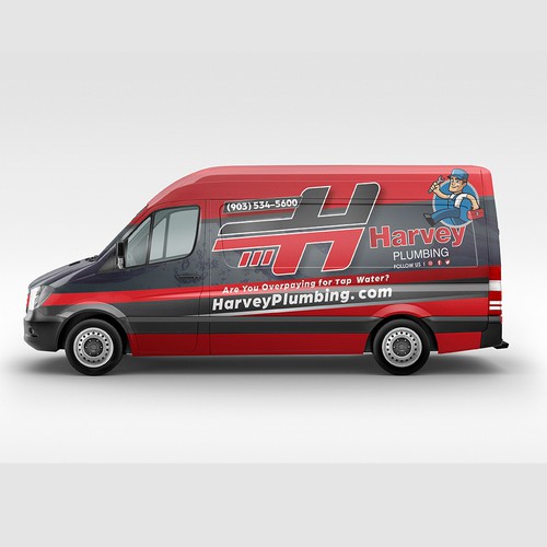 Van Wrap for Harvey Plumbing