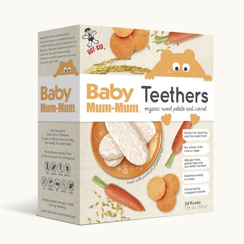 A Packaging Refresh for Baby Mum-Mum - A Classic Baby Snack