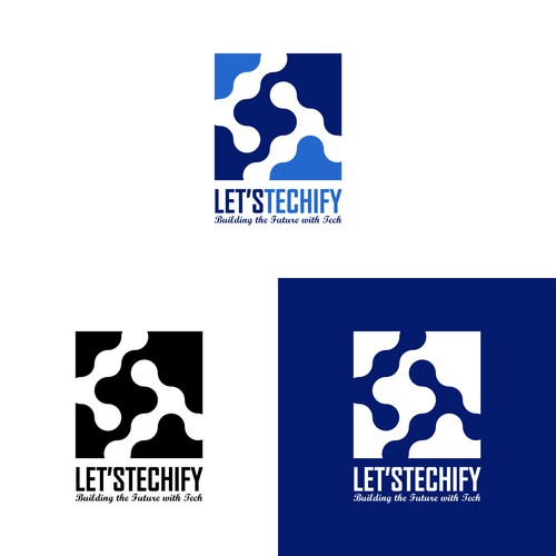 Monogram Logo Concept 3 for a Tech Company