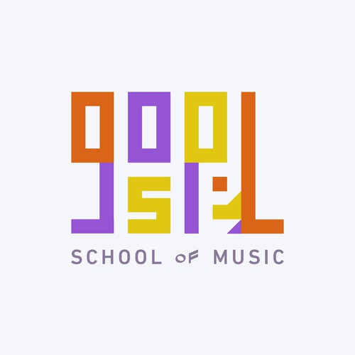 music school logo entry
