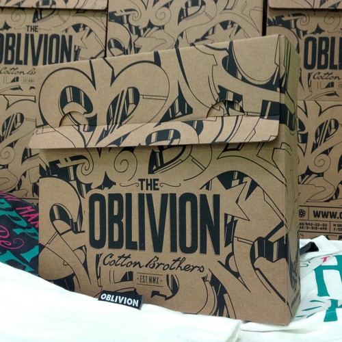 Oblivion T-shirt boxes