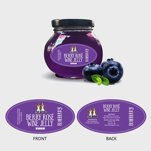 Label design for jelly