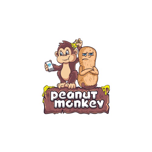 Peanut Monkey Design