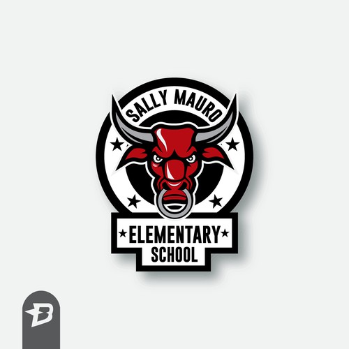 bold logo for school