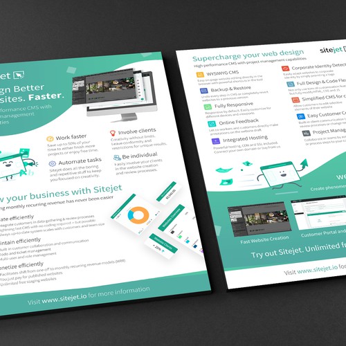 Sitejet CMS - Flyer Design