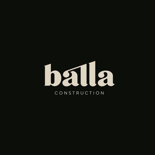 wordmark for architecture construction brand