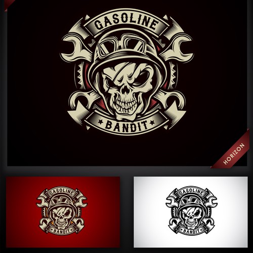 Logo for GASOLINE BANDIT, winner guaranteed!