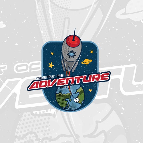 Fun adventure logo for a youth fitness website