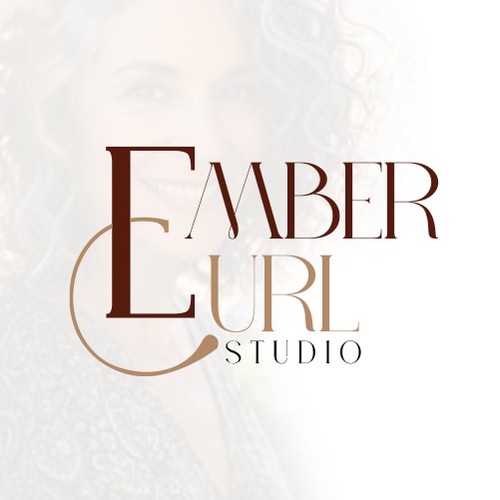 Hair Salon & Beauty Studio Logo Design | Ember Curl Branding