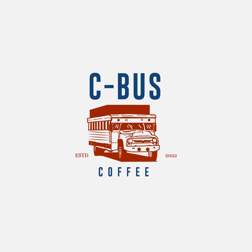 Chiva bus logo coffee shop