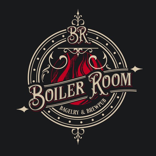 Boiler Room steampunk logo