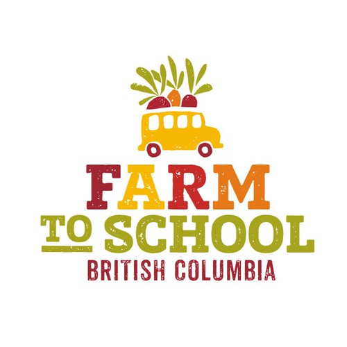 Fun, Whimsical Logo for Farm to School BC