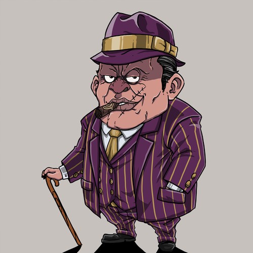 Mafia Cartoon Character for NFT