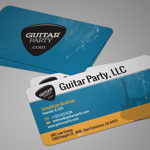 Help Guitarparty.com with a new stationery