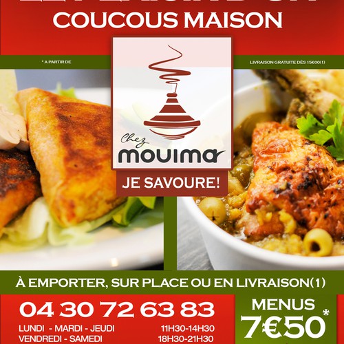 Flyers Chez Mouïma - Fastfood Marocain!!