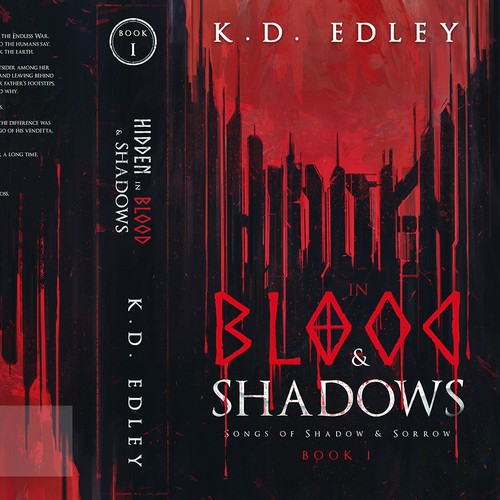 Book Cover Contest Winner - Hidden in Blood & Shadows