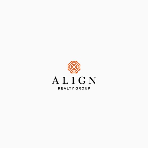 Characteristics logo concept for Align Realty Group