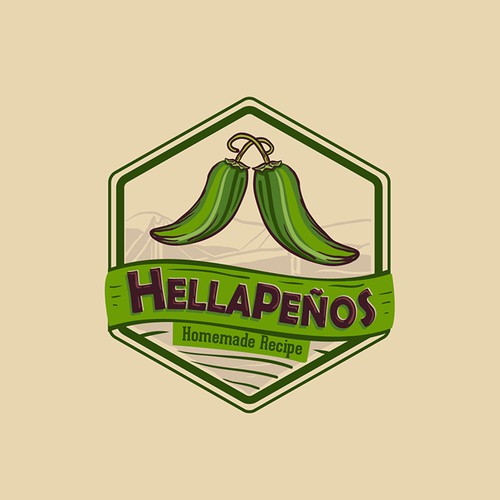 Emblem logo for a Homemade Brand of Pickled Jalapeños