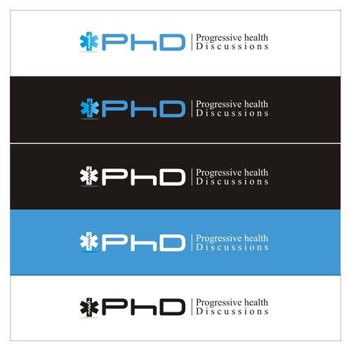 PhD - Progressive health Discussions NEW Logo Design