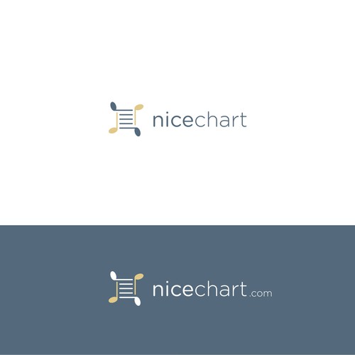 Logo for customizable sheet music website