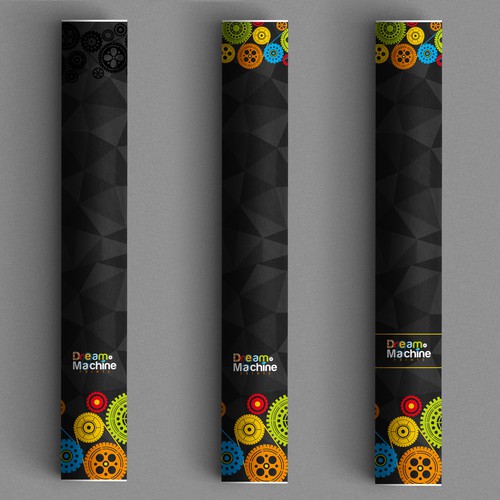 Colorful Shipping Tube Design for E-Commerce Art Shop