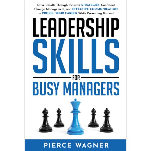 Leadership Skills for Busy Managers Book Cover Design