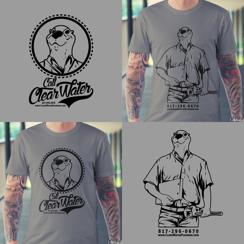 T-Shirt Design for  ClearWater plumbers industrial