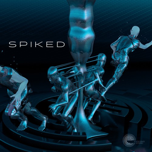 3D Futuristic Trailer Music Album Cover
